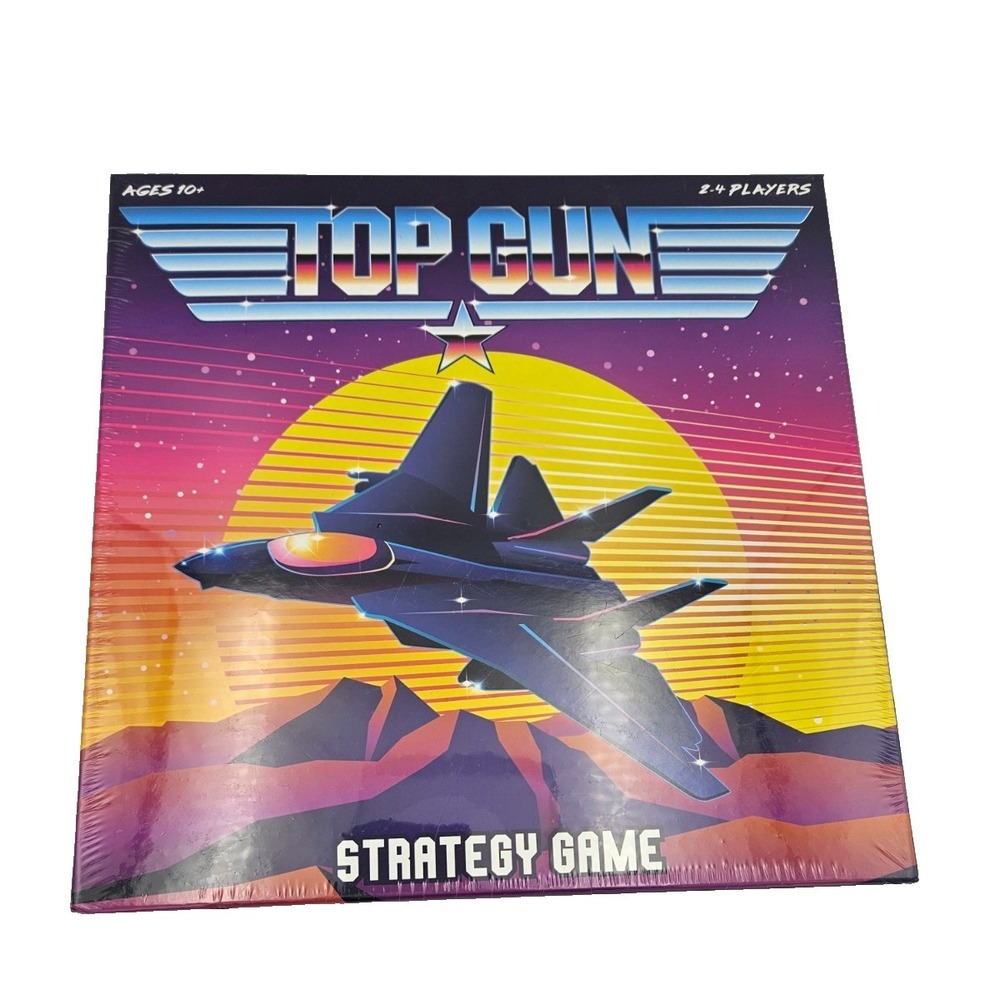 Top Gun Strategy Board Game Sealed‎ Retro Movie Theme 2-4 Players